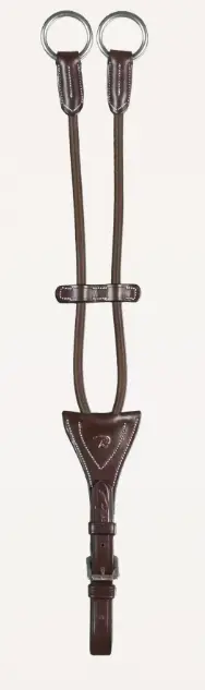 Fourchette de Martingale à anneaux élastique Brun - Collection US Jumping - Dy'on