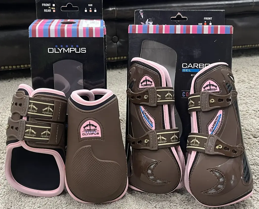 Ensemble Veredus carbon gel vento front + olympus rear brown/light pink M