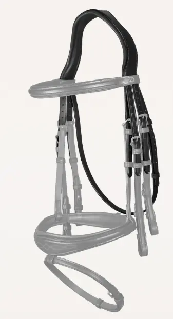 Tétière de Bride - New English Collection - Dy'on (Noir, P/S)