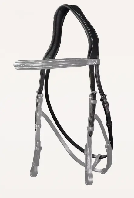 Tétière Hackamore - Collection US Jumping - Dy'on (Noir)