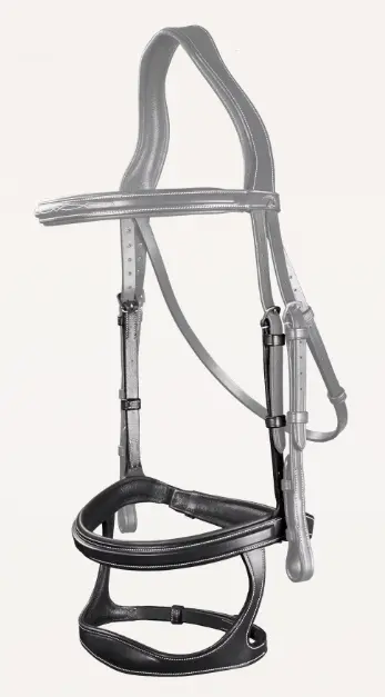 Double Muserolle - Collection US Jumping - Dy'on (Noir)