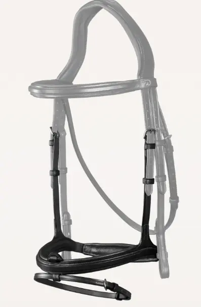 Muserolle Combinée Noir - New English Collection - Dy'on (Cob)