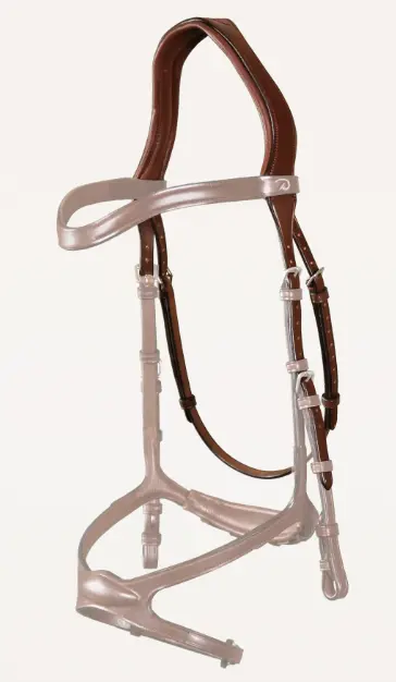 Tétière 1 Branche avec Sous-gorge Brun - New English Collection - Dy'on