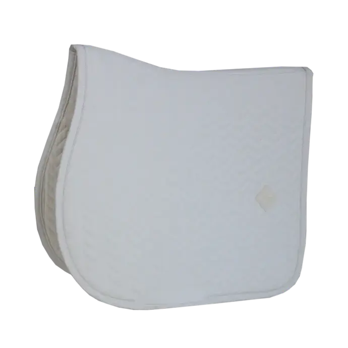 Tapis de selle Fishbone jumping Kentucky (Blanc)