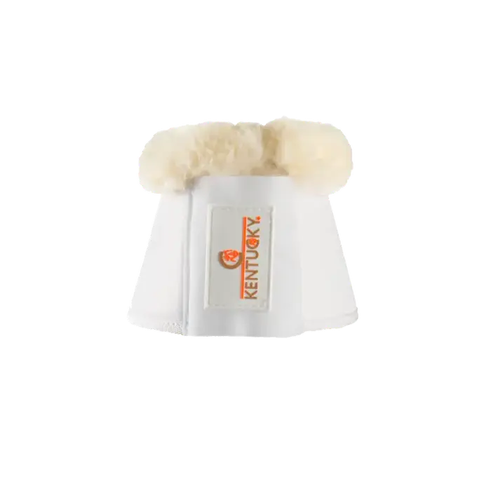Cloches mouton en cuir Kentucky  (M, Blanc)