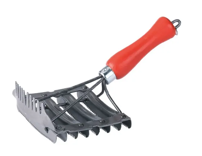 Étrille en acier avec peigne à crinière 