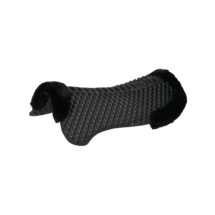 AMORTISSEUR REHAUSSEUR ACAVALLO PIUMA AIR-RELEASE FEATHERLIGHT EVA PAD WITH BACK RISER CUT OUT ECO-WOOL 