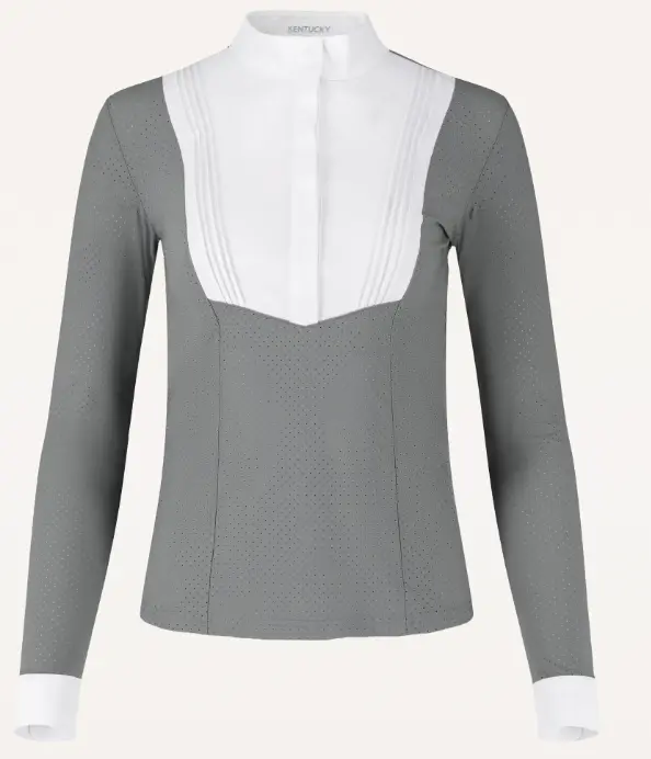 Chemise de Concours Femme Heritage Air Longues Manches Kentucky (Gris, D36)