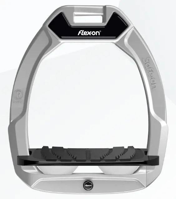 Etrier Flex-on Safe-on cadran gris alu plancher noir Incliné Grip