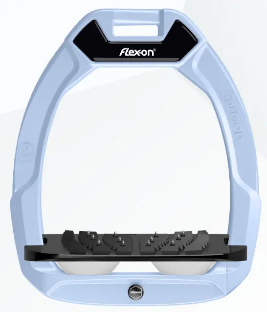 Etrier Flex-on Safe-on cadran bleu glacier plancher noir incliné ultra grip