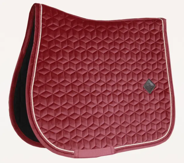 Tapis de selle Velvet jumping poney Kentucky (Bordeaux)