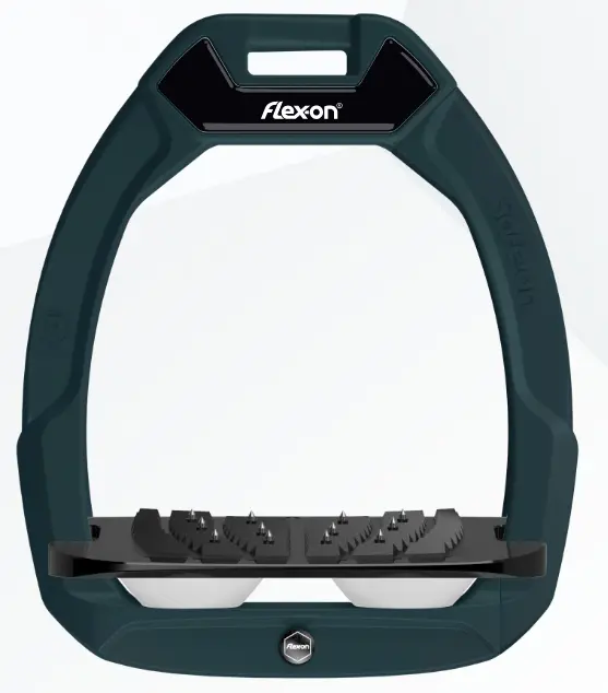 Etrier Flex-on Safe-on cadran vert anglais plancher noir incliné ultra grip