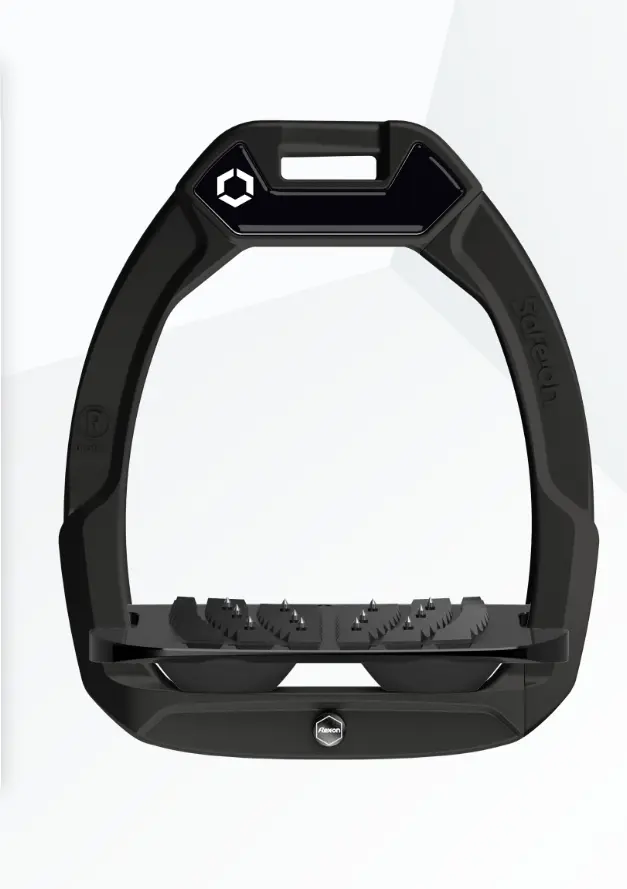 Etrier Flex-on Safe-on cadran noir  plancher noir incliné ultra grip