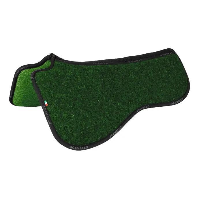 AMORTISSEUR ACAVALLO WITHERS FREE DRESSAGE PAD IN MEMORY FOAM DOUBLE FELT  (Vert)