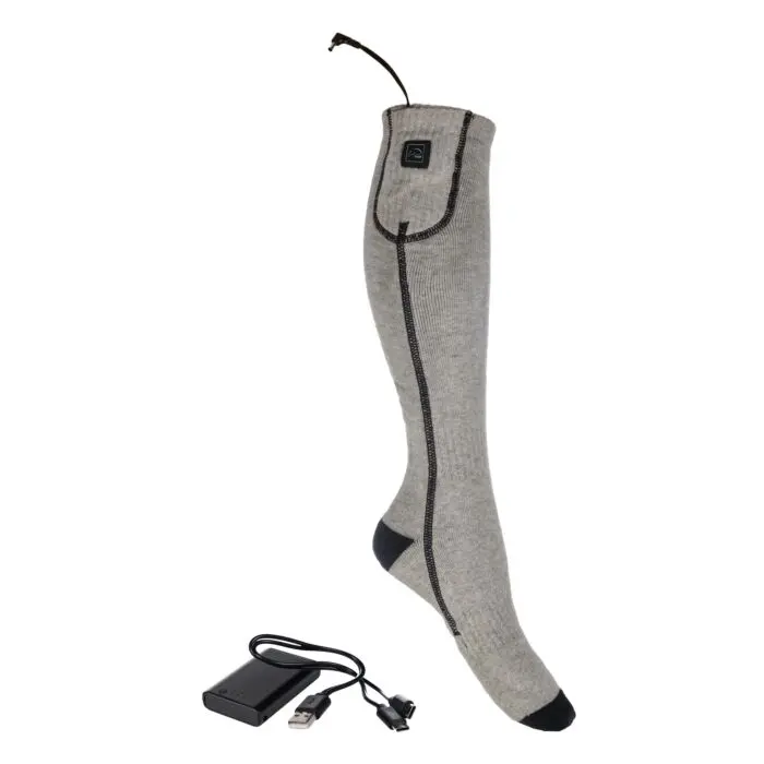 Chaussettes chauffantes -Keep Warm- Style 39/42 gris/noir