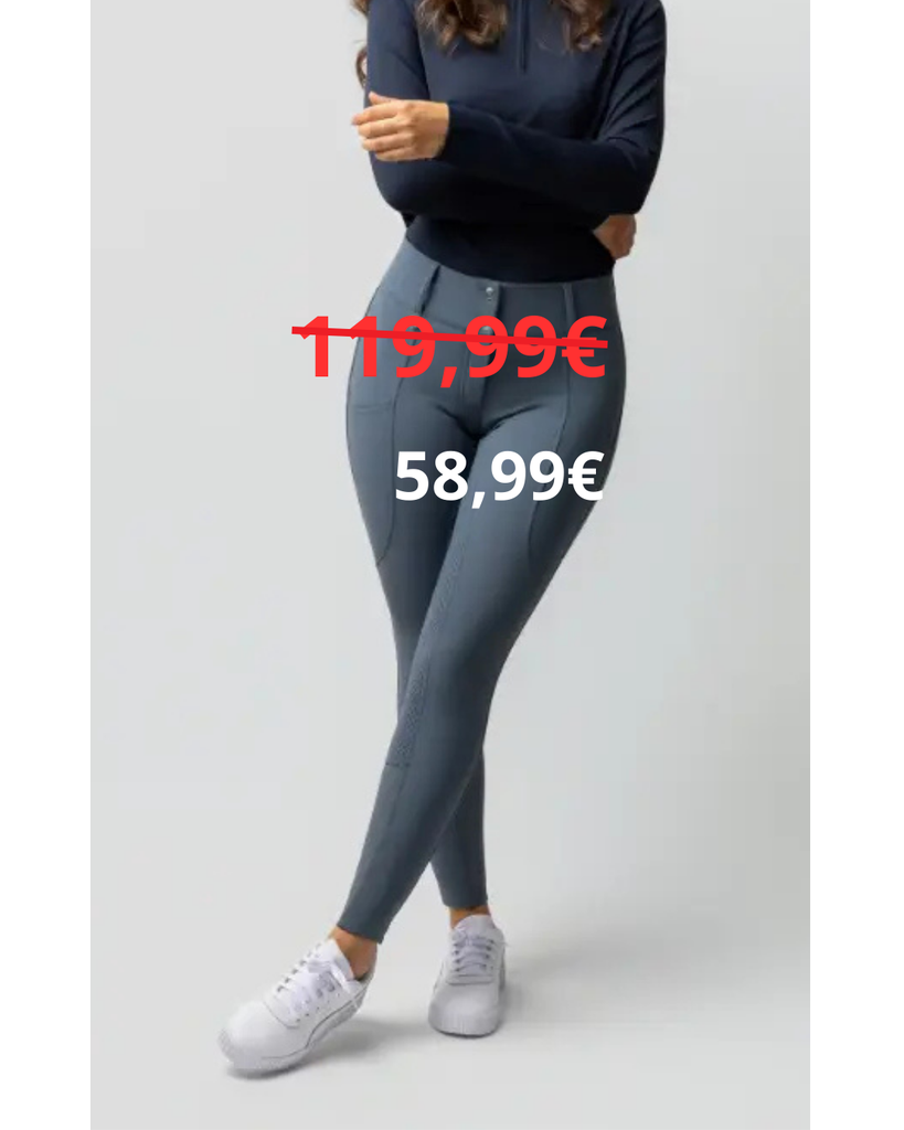 Grand Prix Pro Pantalon d'équitation thermique avec grip intégral pour femmes - Horze (D34)