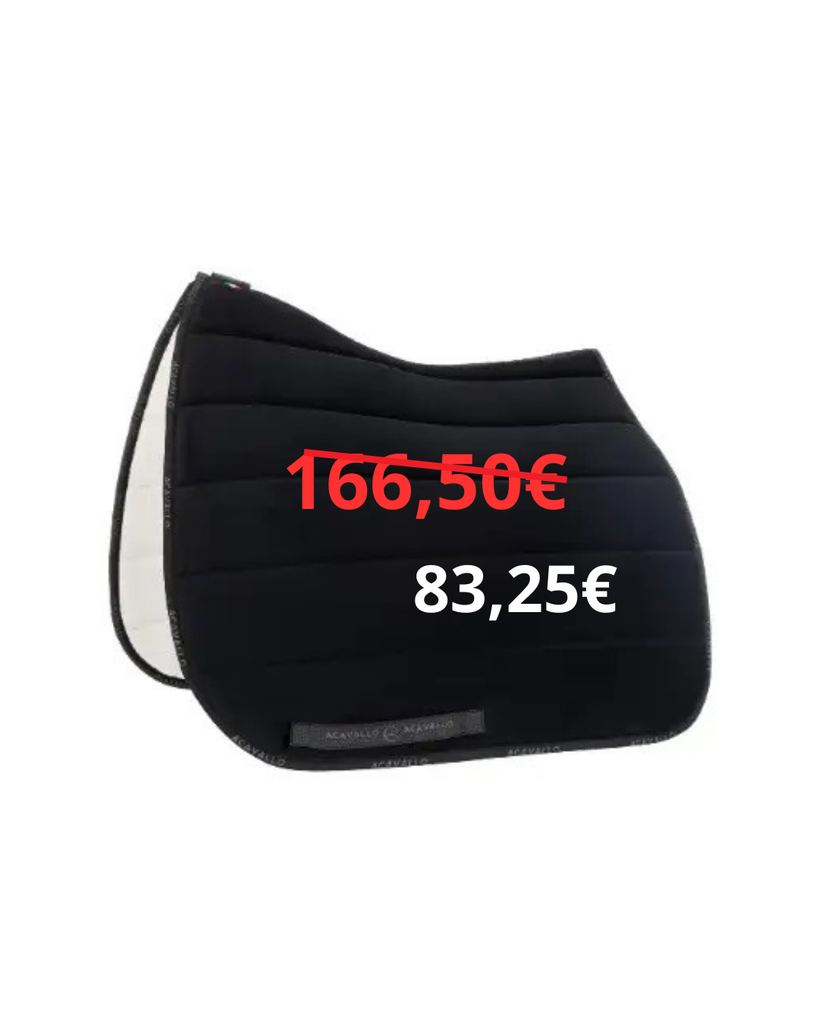 TAPIS ACAVALLO QUILTED LOUVRE SQUARE PAD DRESSAGE (Gris)