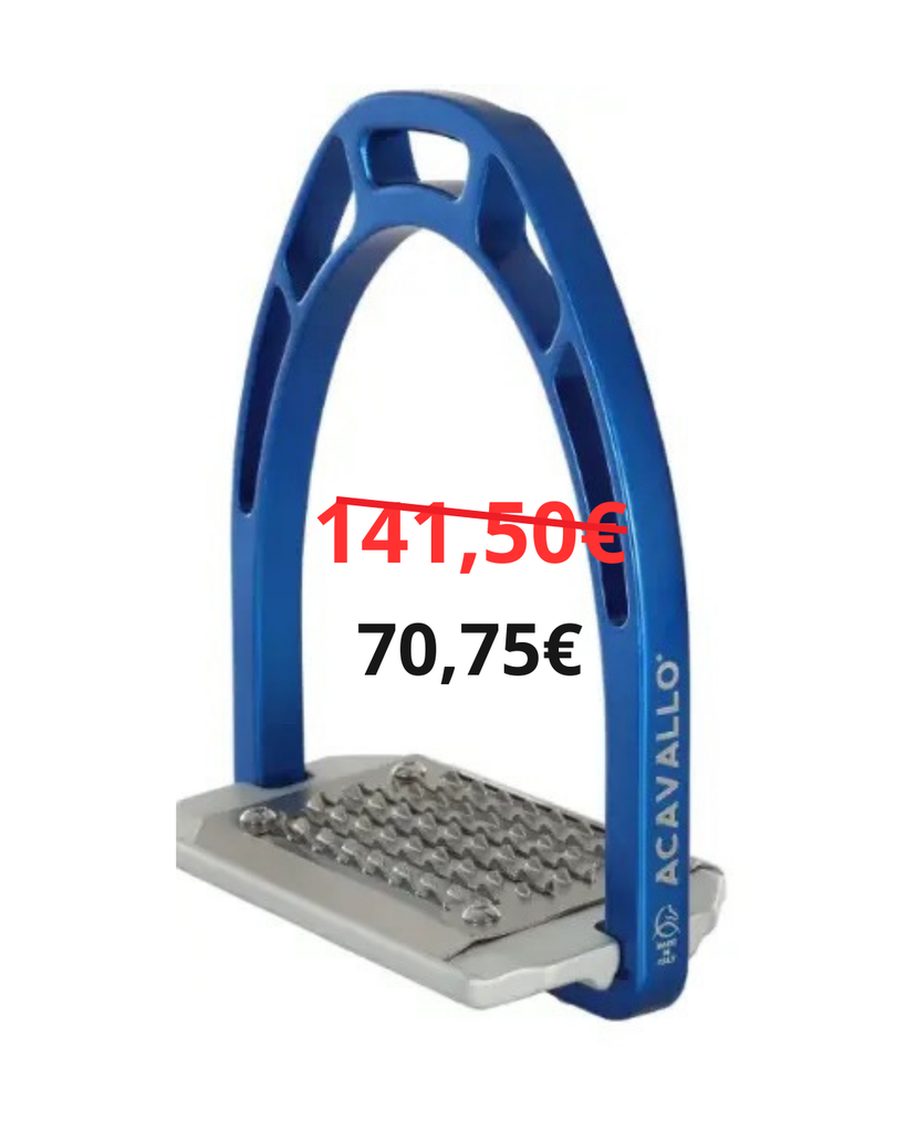 Etriers Acavallo Staffa Arco Evolution Alupro (Blue)