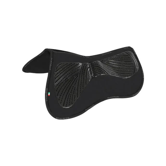 AMORTISSEUR ACAVALLO CLASSIC GEL & MEMORY FOAM POCKET CONFIGURATION PAD WITH RISERS  (Noir, Size2)