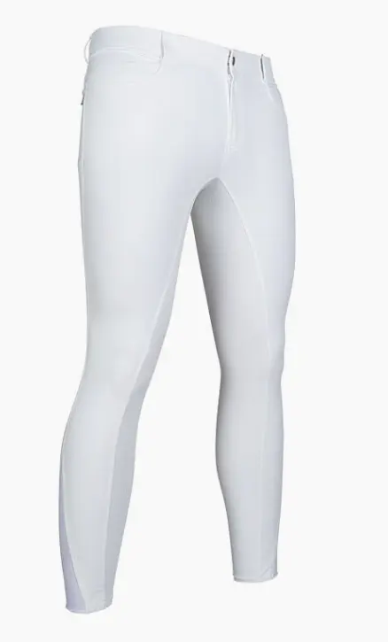 Pantalon homme Sportive fond 1/1 en silicone - HKM (Blanc, H44)