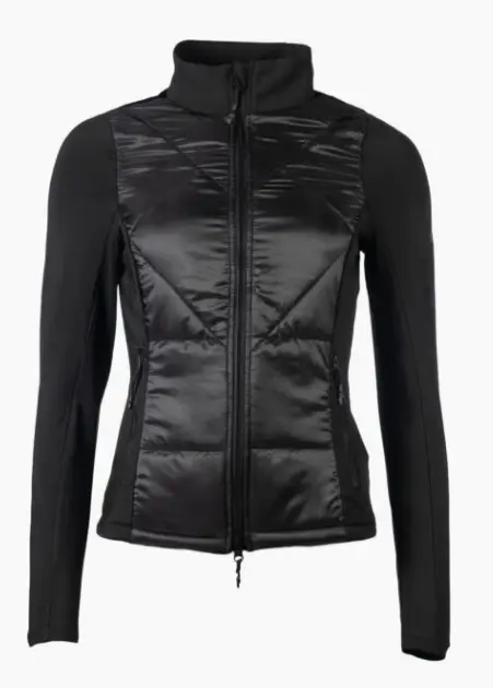 Veste en jersey/nylon Prag II Style Enfant - HKM (Noir, 128)