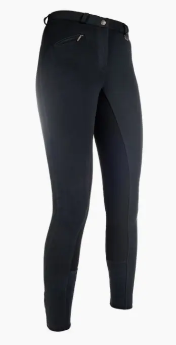 Pantalon Basic Belmtex Grip fond 3/4 - HKM (Noir, D34)