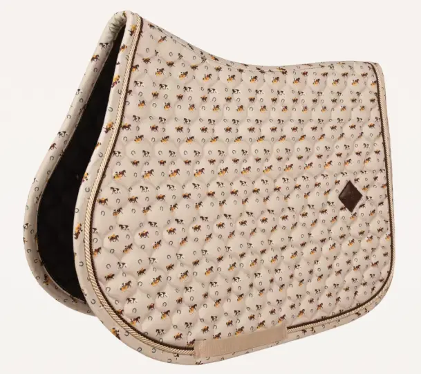 Tapis de Selle Velvet Horse Printing Jumping - Kentucky. DIFFERENTS COLORIS