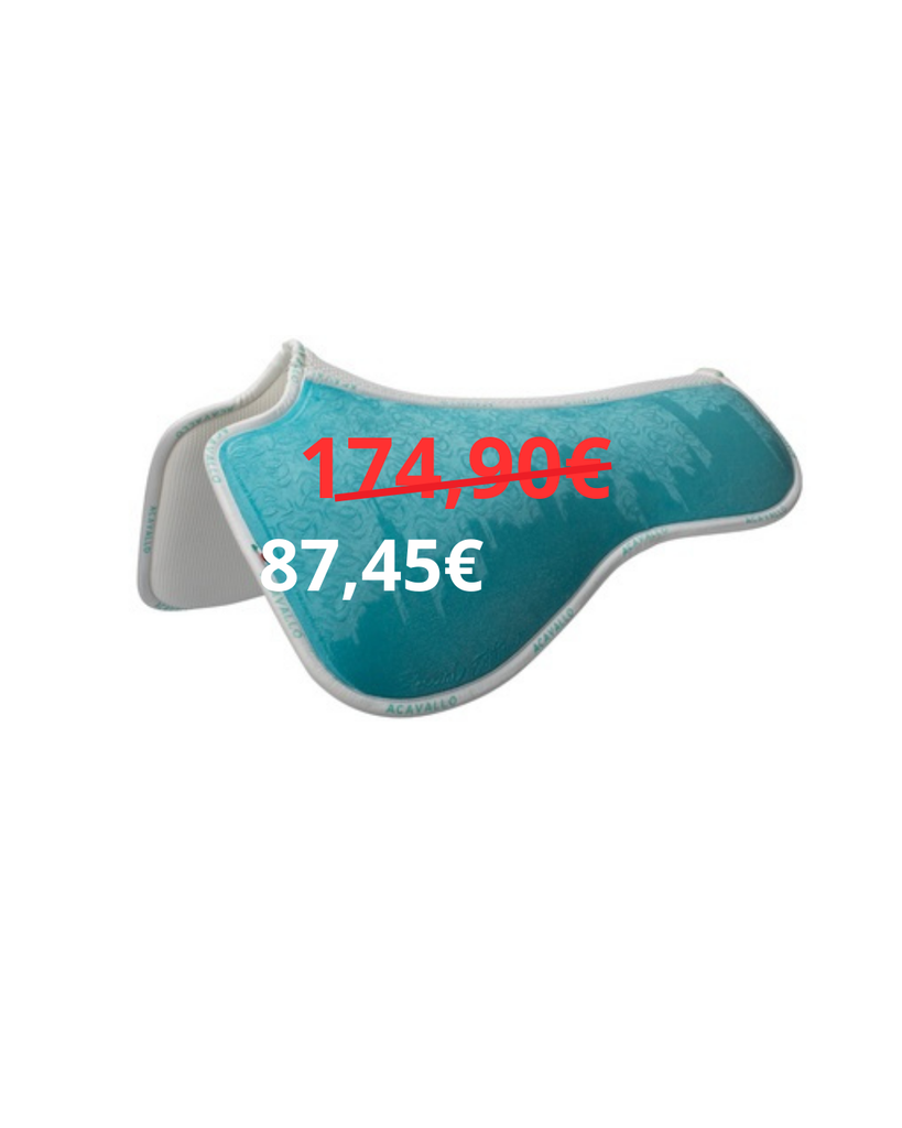 ACAVALLO Dressage Pad Compensatore MF DS SW-3DS Louvre & bamboo grip silicone flat special edition