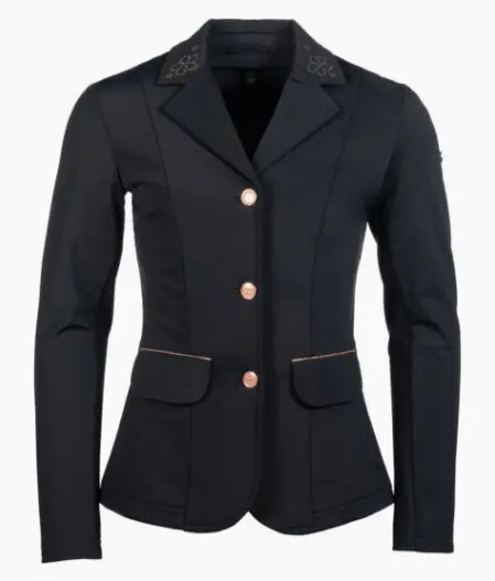 Veste de concours Flora Kids Enfant - HKM (Noir, 128)