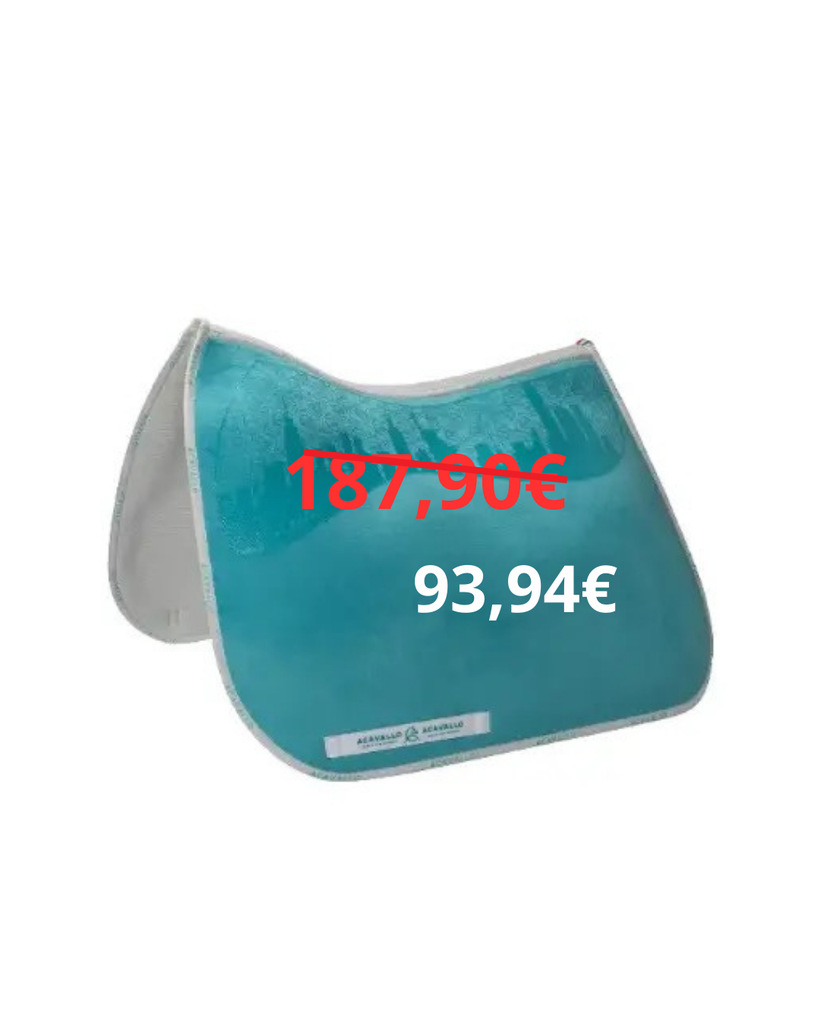 TAPIS / AMORTISSEUR ACAVALLO Dressage Sottosella DS CW-3DS Louvre bamboo grip silicone Special Edition