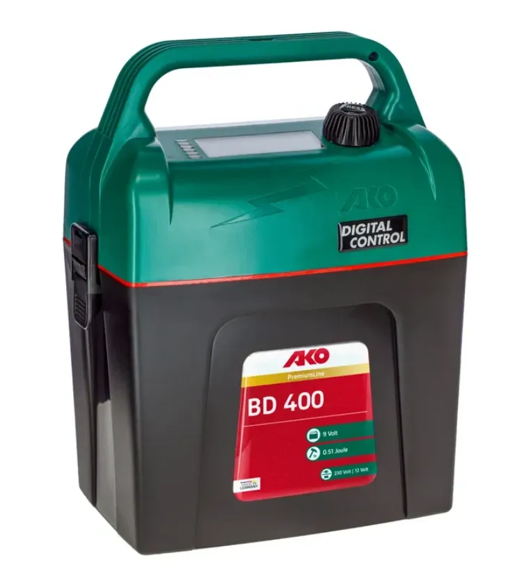 Electrificateur Power Station BD 400, digital, sur pile 9V - Kerbl