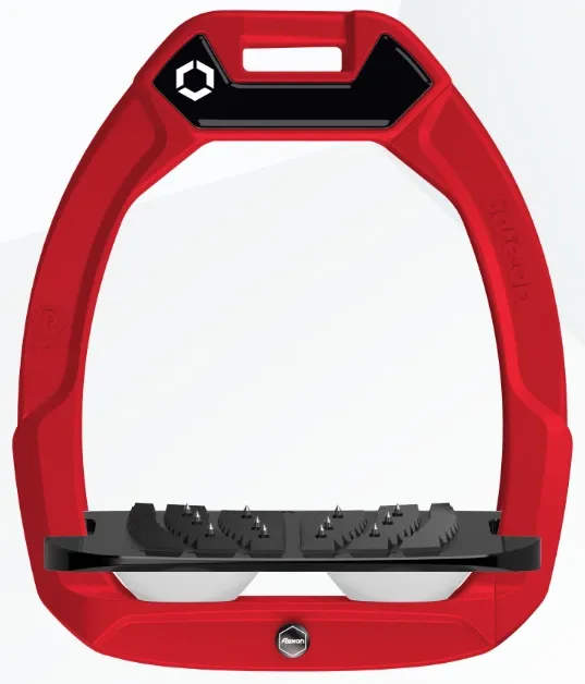 Etrier Flex-on Safe-on cadran rouge plancher noir incliné ultra grip (Blanc)