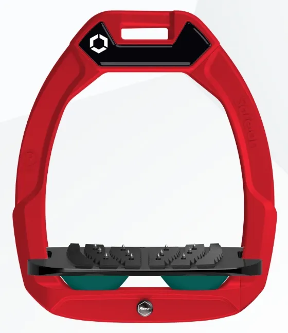 Etrier Flex-on Safe-on cadran rouge plancher noir incliné ultra grip