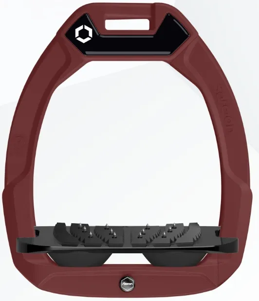 Etrier Flex-on Safe-on cadran bordeaux plancher noir incliné ultra grip