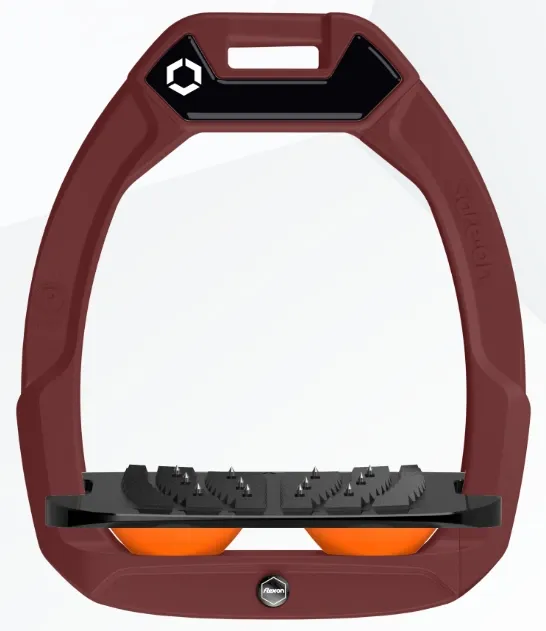 Etrier Flex-on Safe-on cadran bordeaux plancher noir incliné ultra grip