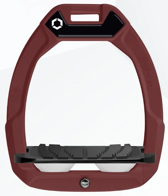 Etrier Flex-on Safe-on cadran bordeaux plancher noir Incliné Grip (Blanc)