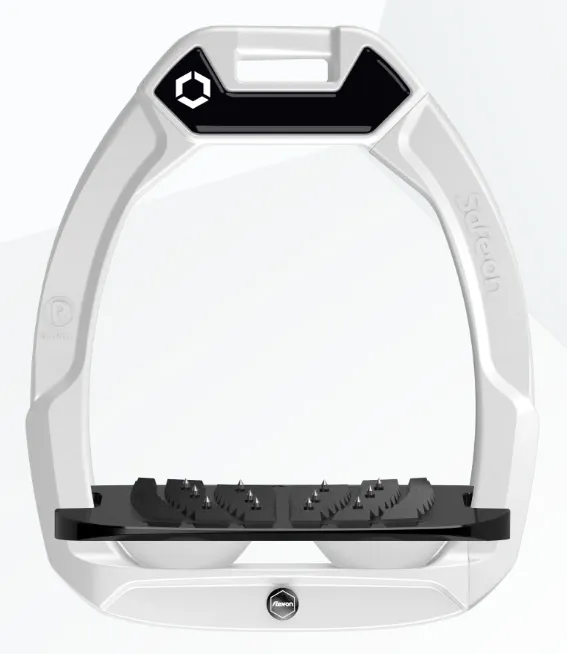 Etrier Flex-on Safe-on cadran blanc plancher noir incliné ultra grip (Blanc)