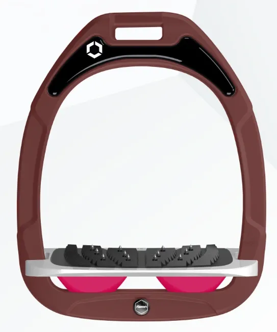 Etrier Flex-on Green Composite cadran bordeaux planché gris incliné ultra grip