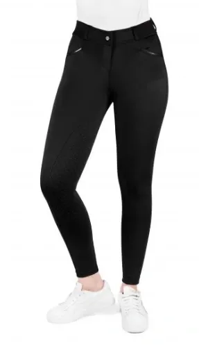Pantalon Carly fond silicone Femme - Equithème (Noir, D34)
