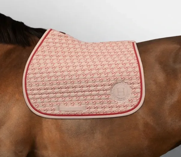 Tapis de selle Karembar Jump Shell Grapefruit CSO Collection Summer 26 - Harcour