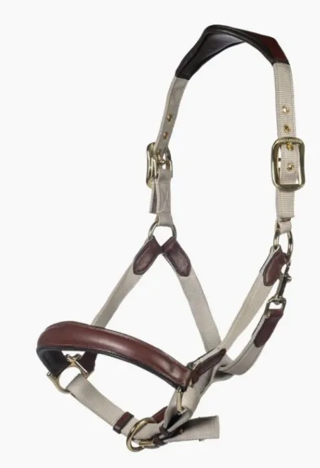 Licol Luna cuir et nylon - HKM