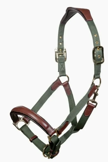 Licol Luna cuir et nylon - HKM
