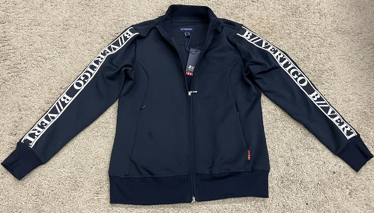 Sweat-shirt femme Agnes avec logo B Vertigo navy taille 42