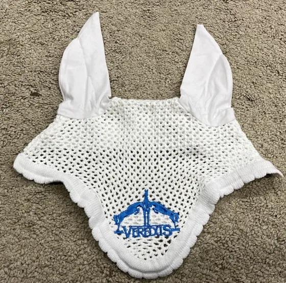 Bonnet anti mouche Veredus blanc/bleu L (FULL)