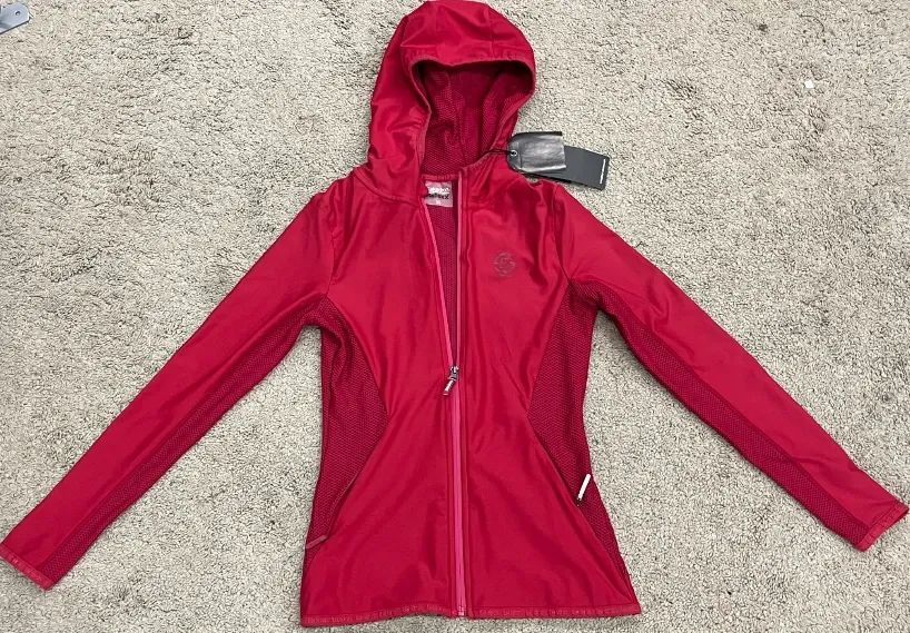 Gilet à capuche eskadron tech jersey reflex rose XS