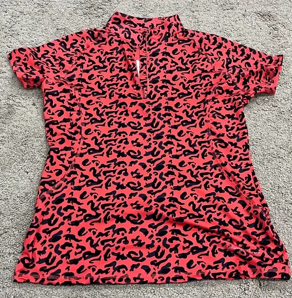 T-shirt harry’s horse just ride léopard coral XL