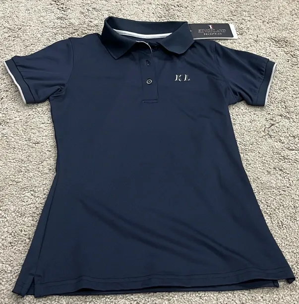 Polo kingsland cadence bleu xs