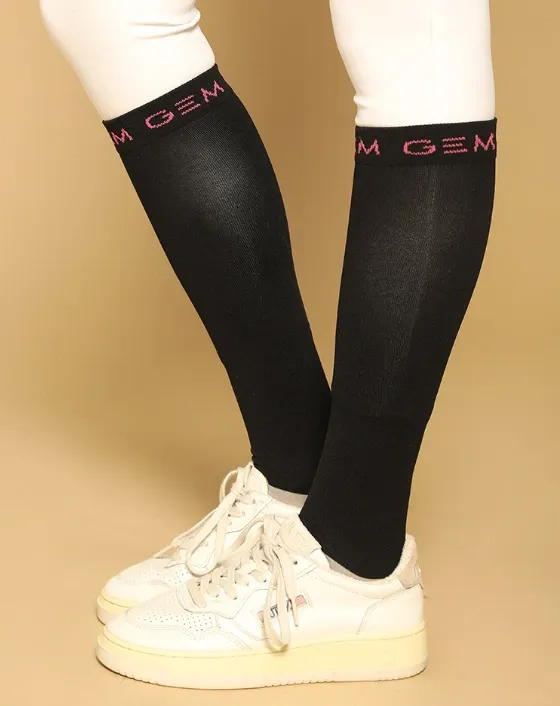Chaussettes Love Noir/Rose - GEM