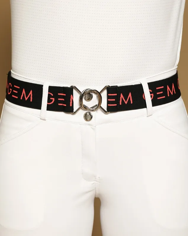Ceinture Zaza Noir/Corail - GEM