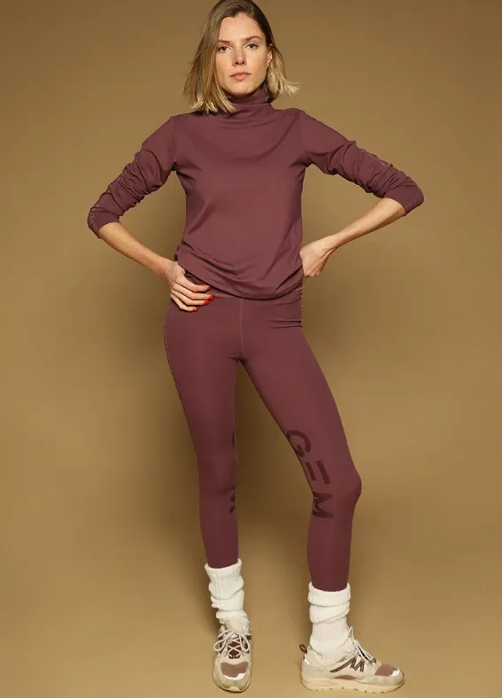 Legging Manhattan Lie de vin - GEM